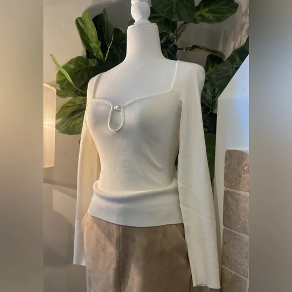 NWT H&M Bead-detail Sweater - Picture 1 of 11